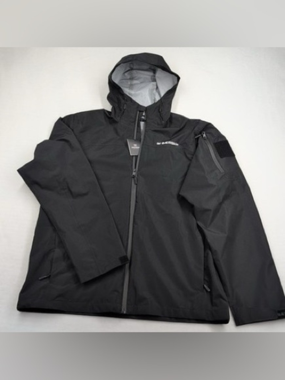NWT Mens Baerskin Rain Jacket Waterproof Packable Tactical Black